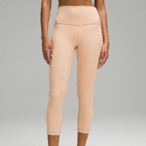 Lululemon Align High-Rise Crop Leggings, size 6, 23” - Contour Nude